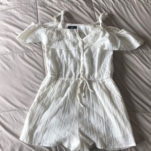 Cream Romper